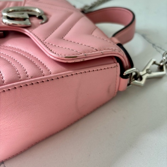 Gucci GG Marmont Mini Top Handle Bag - Picture 7 of 17